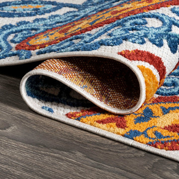 Julien Paisley High-low Indoor/outdoor Area Rug